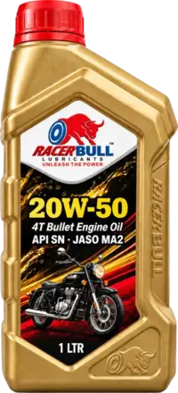 Racer Bull 4T SAE 20W-50: Big-Bike & Bullet Engine Oil