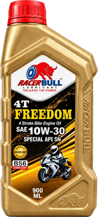 Racer Bull FREEDOM 4T SAE 10W-30 900ml gold bottle